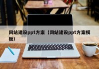 网站建设ppt方案（网站建设ppt方案模板）