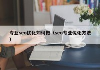 专业seo优化如何做（seo专业优化方法）