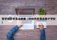 想学软件开发去哪里（学软件开发去哪个学校）