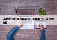 品牌的软件开发培训班（app软件开发培训班）